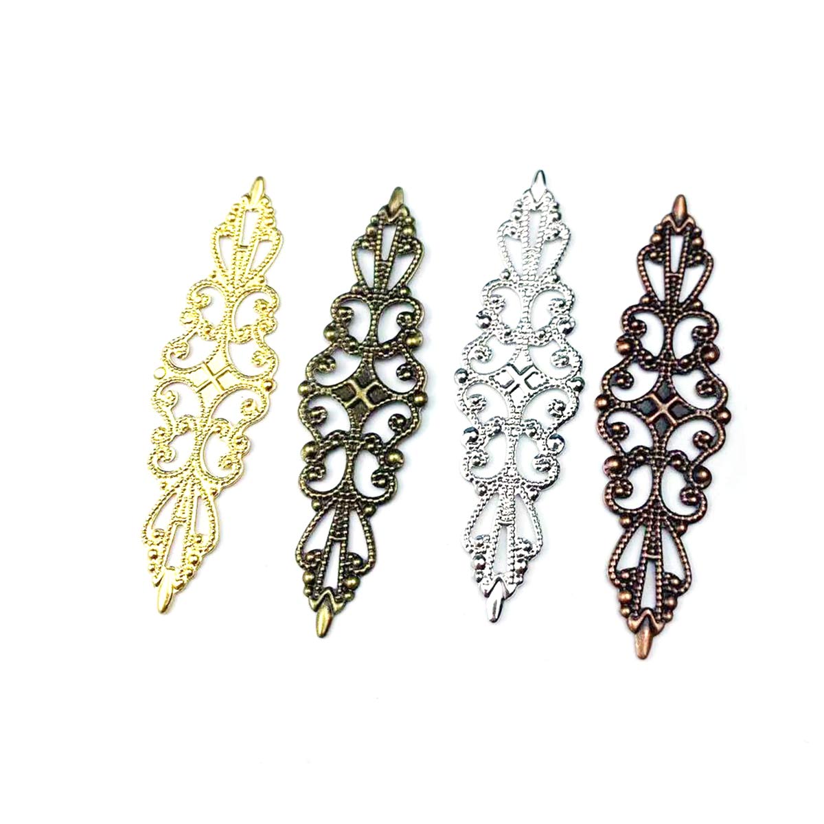 Embellishment Crafts - 200 шт. полые ромбовидные подвески, филиграньные