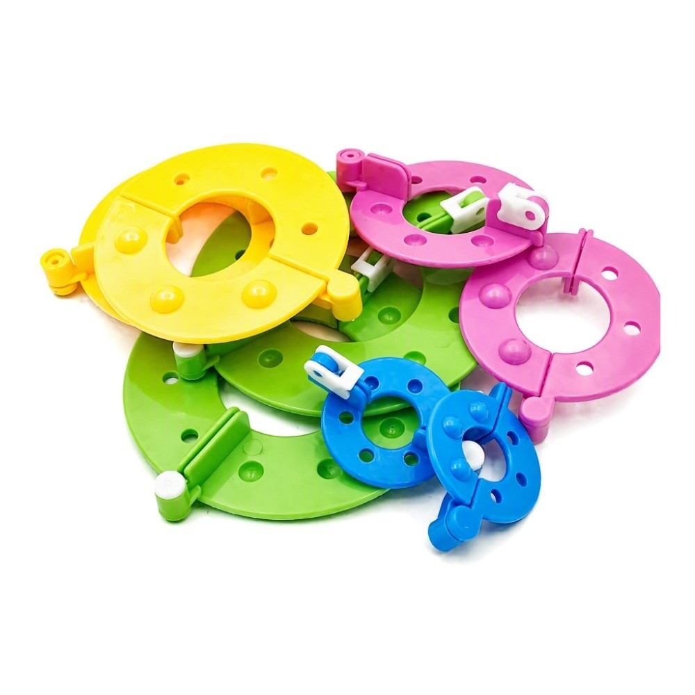 Pom Pom Maker Tool - Наборы для изготовления помпонов 4 размеров,