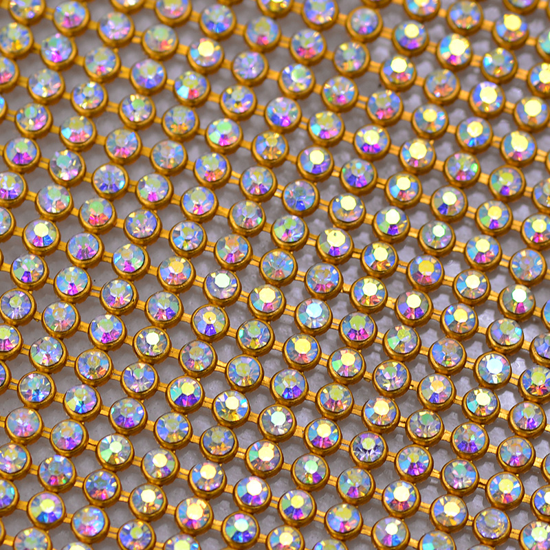 Hotfix Rhinestone Sheet - JUNAO 45*120 см кристалл AB стекло