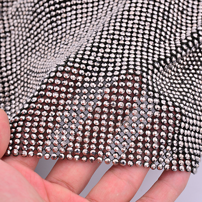 JUNAO 45*120 см Черное золото  – обзор и цена Hotfix Rhinestone Sheet