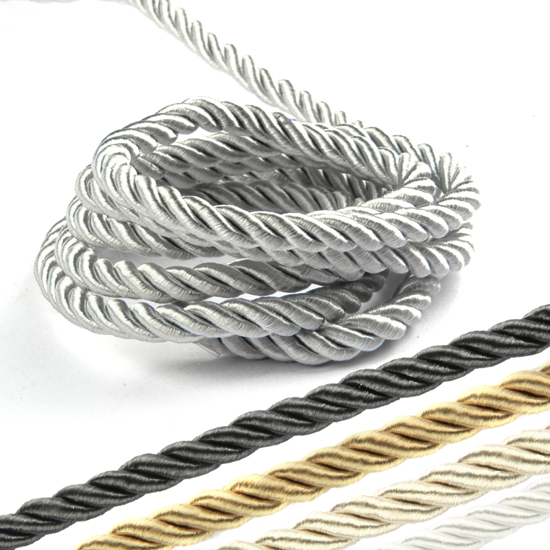 5YD/лот, 8 мм, витая отделка,  – обзор и цена Cord Trim Twisted