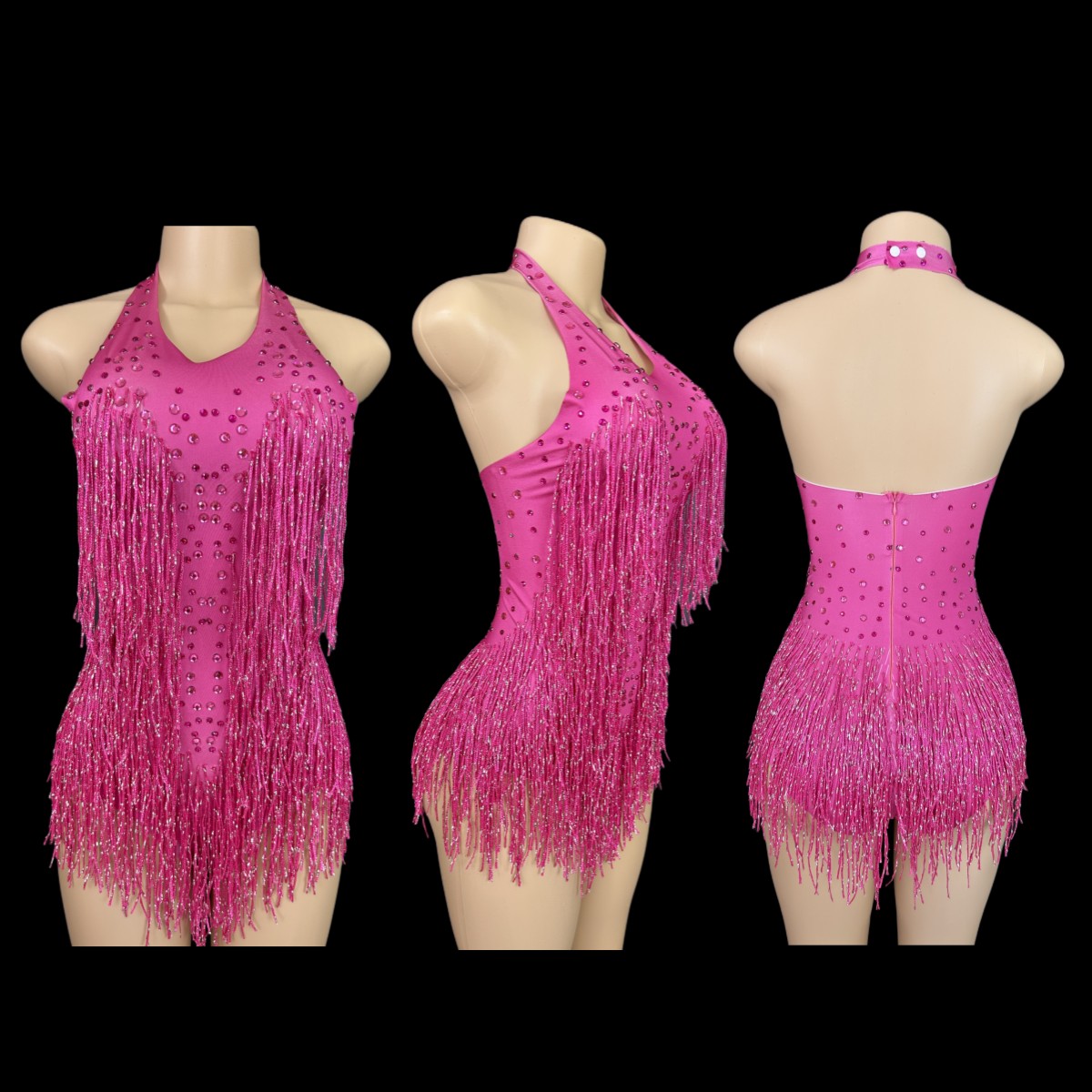 Женское блестящее боди с бахро – обзор и цена Rhinestone Banding Trim