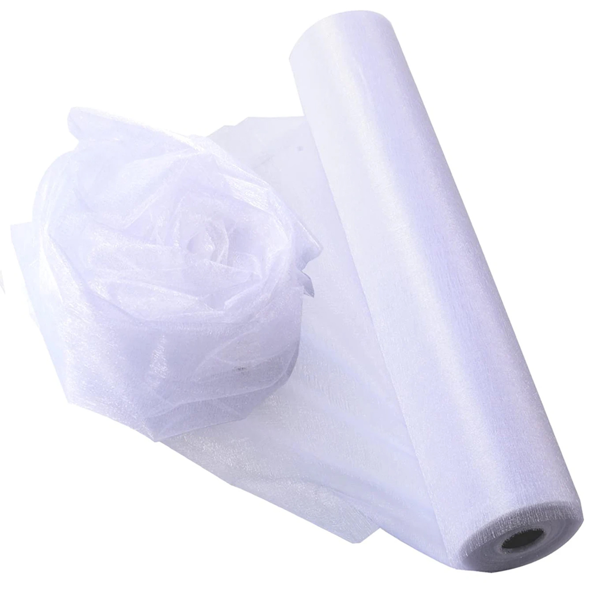 Кристаллическая органза-фатин  – обзор и цена Organza Ribbon Spool