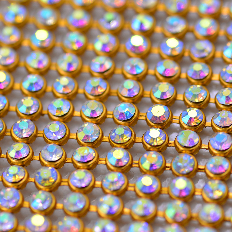 JUNAO 45*120 см кристалл AB ст – обзор и цена Hotfix Rhinestone Sheet